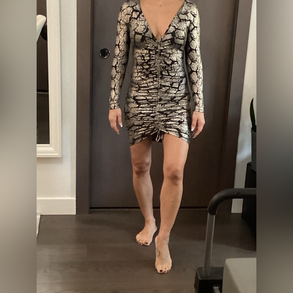 Lulus shiny/silvery dress XS - Picture 1 of 3